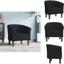Chaise cabriolet noir velours - Fauteuil Cabriolet - Fauteuils Cabriolet - Fauteuil - Chaise De Chambre À Coucher
