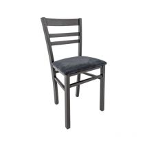Webmarketpoint - Chaise Cromica grise avec assise Enjoy Lux 24