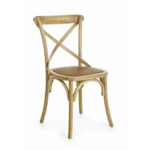 Chaise Cross Marron Naturel