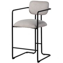Massivmoebel24.de - Chaise de bar 56x49x94 beige ruby 201