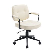 Wahson Office Chairs - Chaise de Bureau Pivotante Moderne Fauteuil Bureau Réglable en Hauteur Chaise à roulettes pour Bureau/Travail, Similicuir,