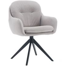 Wahson Office Chairs - Chaise de Bureau Moderne Fauteuil de Bureau Rotation à 360° Chaise Bureau Erconomique avec Pieds en Métal, Chenille, Gris