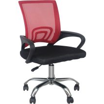 Thinia Home - Chaise De Bureau Classique À Roulettes 95x65x52cm