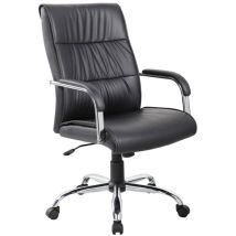 Altri - Chaise De Bureau Ballarat, Chaise De Direction Avec Accoudoirs, Chaise De Bureau Ergonomique, Cm 69x60h105/115, Noir