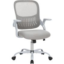 Sweetcrispy - Bürostuhl Ergonomisch, Schreibtischstuhl mit Lendenwirbelstütze, Verstellbaren Armlehnen Drehstuhl, Höhenverstellbarer Office Chair,