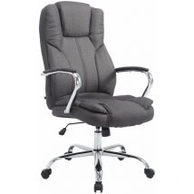 Nova - Chaise de bureau en tissu moderne avec roues directionnelles réglables différentes couleurs Couleur : Gris foncé