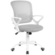 Fanmuebles - Chaise de bureau grise Almería Isella
