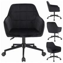 Jumi - Chaise de bureau milano, noire