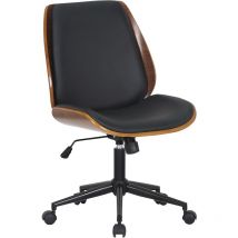 CLP - Chaise de bureau mitch noyer / noir, schwarz