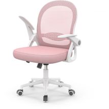 Chaise De Bureau - Rattantree Fauteuil De Bureau Avec Soutien Lombaire - Chaise Ergonomique En Maille Respirante - Chaise Pivotante Accoudoirs Et 