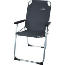Chaise de camping en aluminium Redcliffs 67x53x90 cm Gris foncé