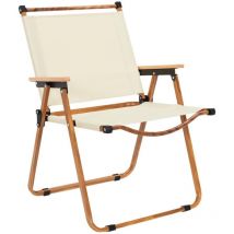 Chaise de camping mariposa beige