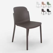 Ahd Amazing Home Design - Chaise de cuisine salle à manger restaurant au design moderne Helene - Gris foncé