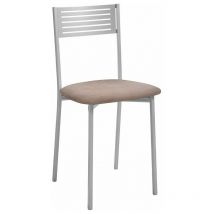 Fanmuebles - Chaise de cuisine Valencia avec structure en métal aluminium 40 x 86 x 44 cm Revêtement : Domus Urban