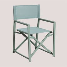 Chaise de directeur de jardin pliante Xarba Sklum Céladon