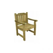 Chaise de fauteuil en pin de jardin externe 70x60xh90 cm Lasa Arkadia