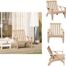 Chaise de jardin adirondack 75x77x77 cm bois massif de pin - Chaise De Jardin Adirondack - Chaises De Jardin Adirondack - Chaise De Jardin - Chaise