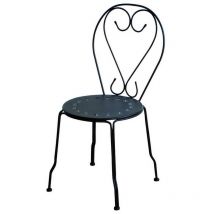 Chaise de jardin Anthracite 41x48 cm h 90 cm en Métal mod. New Old