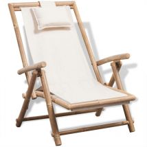 Chaise de jardin, Chaise de terrasse, Fauteuil de jardin d'extérieur bambou togp95954 Maison Chic