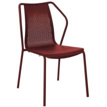 Proloisirs - Chaise de jardin empilable en aluminium Bari