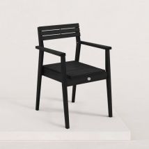 Chaise de jardin en bois avec accoudoirs Jules