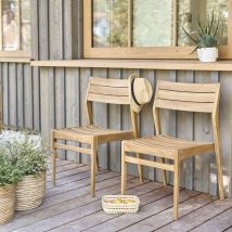 Berah Getah - Chaise de jardin en teck massif