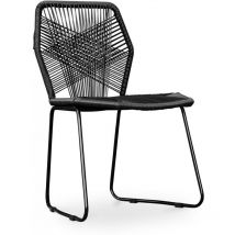 Privatefloor - Chaise d'extérieur - Chaise de jardin - Frony Noir