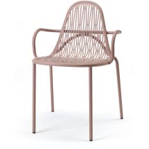 Scab Design - Chaise De Jardin, Lot De Deux Fauteuils Indoor / Outdoor Malvasia Caramel En Metal