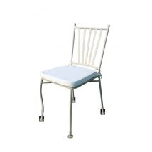 Magazzini Cosma - Chaise de jardin nuageable avec structure en fer sans accoudoirs avec coussin pour la séance Giulia