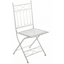 Chaise de Jardin pliable Asina Blanc