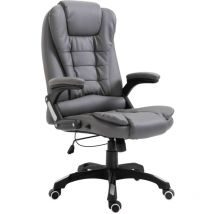 Fimei Chaise de bureau Anthracite Similicuir