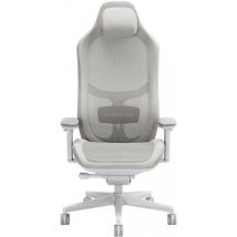 Fractal Design Refine Mesh Light Gaming Chair - Ergonomic Office Desk Chair Functionality with 4D Adjustable Armrests, High-Back Support, Lumbar