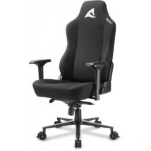Silla Fabric Negro 160o Skiller SGS40 Chaise de Gaming avec revêtement en Tissu Respirant Noir, Acacia, Multicolore, breit (4044951030705) - Sharkoon