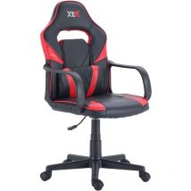 Miroytengo - Chaise de jeu xtr X10 setup gamer hauteur réglable coussin lombaire sporty 101-109x60x57 cm couleur noir & rouge