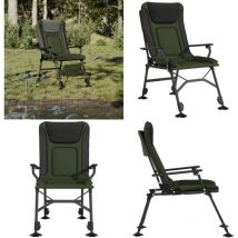 Chaise de pêche avec accoudoir pliable vert - Chaise De Pêche - Chaise Pliante - Mobilier De Jardin - Fauteuil De Jardin - Siège De Pêche - Home &