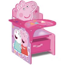 Chaise de Rangement et Bureau - Peppa Pig