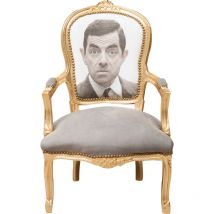 Biscottini - Chaise de salle à manger de cuisine 64x99x66 cm Fauteuil de chambre classique Chaise rembourrée avec accoudoirs Chaise en bois