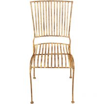 Chaise de salle à manger de cuisine en bois 41x86x51 cm Chaise de jardin Chaise extérieure intérieure Chaises finition antique
