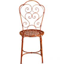 Chaise de salle à manger de cuisine en bois 45x96x49 cm Chaises d'extérieur Chaise de jardin et de terrasse Chaises à siège rond