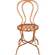 Biscottini - Chaise de salle à manger de cuisine en bois 49x90x44 cm Chaises d'extérieur Chaise de jardin et de terrasse Chaises à siège rond