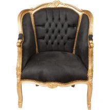 Chaise de salle à manger de cuisine en bois 78x93x81 cm Fauteuil rembourré en tissu Chaise avec accoudoirs Fauteuil de chambre