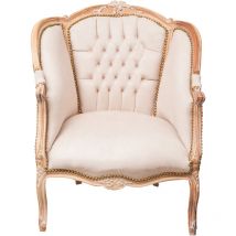 Biscottini - Chaise de salle à manger de cuisine en bois 78x93x81 cm Fauteuil rembourré en tissu Chaise avec accoudoirs Fauteuil de chambre