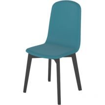 Cuisissimo - Chaise de salle à manger gustave bleu canard
