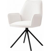 Chaise de salle à manger HHG 851, chaise de cuisine, pivotante, auto-position