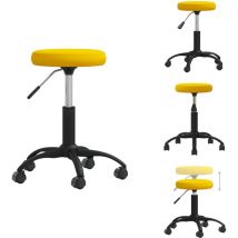 Chaise de salle à manger Jaune moutarde Velours - Chaise De Salle à Manger - Chaises De Salle à Manger - Chaise - Chaises