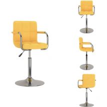Chaise de salle à manger Jaune Tissu - Chaise De Salle à Manger - Chaises De Salle à Manger - Chaise - Chaises