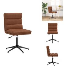 Chaise de salle à manger Marron Similicuir - Chaise À Manger - Chaises À Manger - Chaise - Chaise De Cuisine