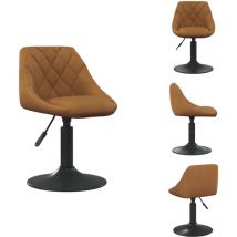 Chaise de salle à manger Marron Velours - Chaise De Salle à Manger - Chaises De Salle à Manger - Chaise - Chaises