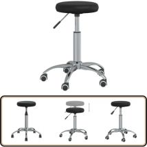 Chaise de salle à manger Noir Similicuir - Chaises De Salle À Manger - Chaise De Cuisine - Chaise Pivotante - Chaise Réglable En Hauteur - Chaise