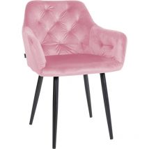 Chaise de restauration Stanley Velvet Rosa